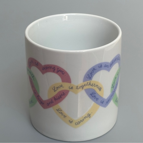 Avon "Love Is..." Mug with Heart Handles - Picture 3 of 7